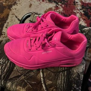 Hot Pink Skechers